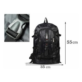 Mochila Esportiva Motoqueiro Moto Resistente Chuva Lama 50l Nylon