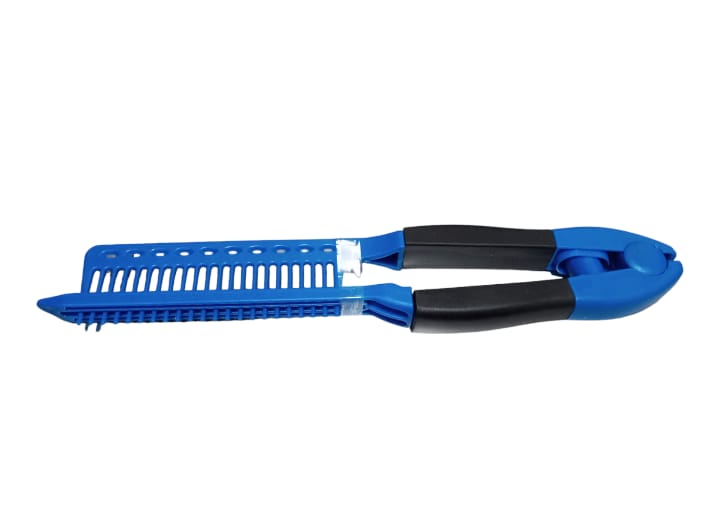 Kit Chapinha Nano Titanium + Modelador de Cachos + Pente Anti-Estático Cores Disponíveis: Azul PRANCHA PROFISSIONAL